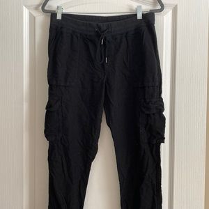 Aritzia, “Community” Black Cotton Blend Joggers
